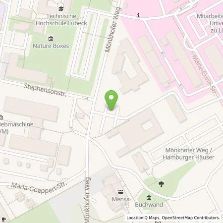 Standortübersicht der Tankstelle Stadtwerke Lübeck Energie GmbH in 23562 Lübeck