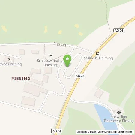 Standortübersicht der Tankstelle Energie Südbayern GmbH in 84533 Haiming