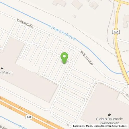 Standortübersicht der Tankstelle Pfalzwerke AG in 66482 Zweibrücken