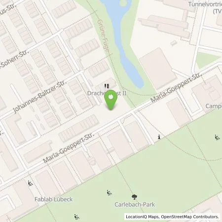 Standortübersicht der Tankstelle Stadtwerke Lübeck Energie GmbH in 23562 Lübeck