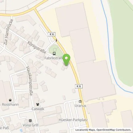 Standortübersicht der Tankstelle Huesker Synthetic GmbH in 48712 Gescher