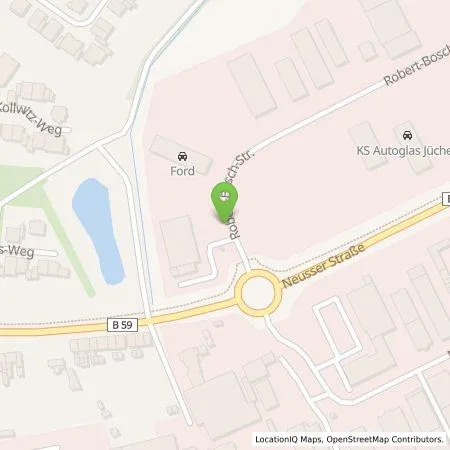 Standortübersicht der Tankstelle NEW Niederrhein Energie und Wasser GmbH in 41363 Jüchen