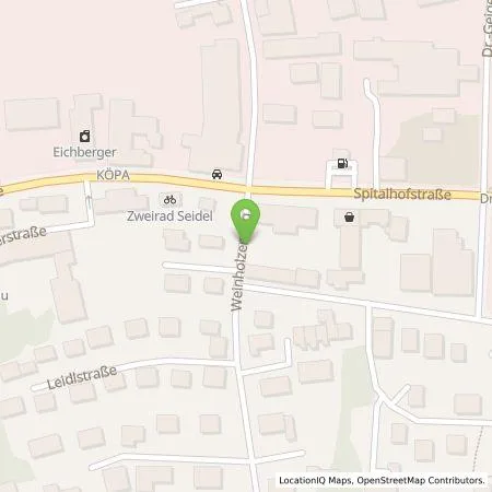 Standortübersicht der Tankstelle Energie Südbayern GmbH in 94036 Passau