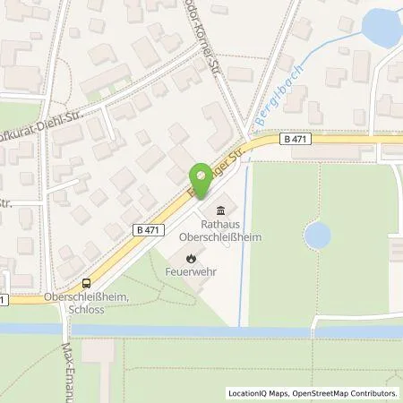 Standortübersicht der Tankstelle Energie Südbayern GmbH in 85764 Oberschleißheim