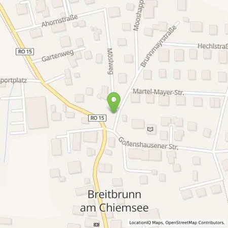 Standortübersicht der Tankstelle Energie Südbayern GmbH in 83254 Breitbrunn a. Chiemsee