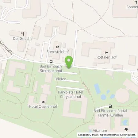 Standortübersicht der Tankstelle Energie Südbayern GmbH in 84364 Bad Birnbach