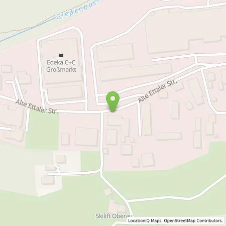 Standortübersicht der Tankstelle Energie Südbayern GmbH in 82496 Oberau