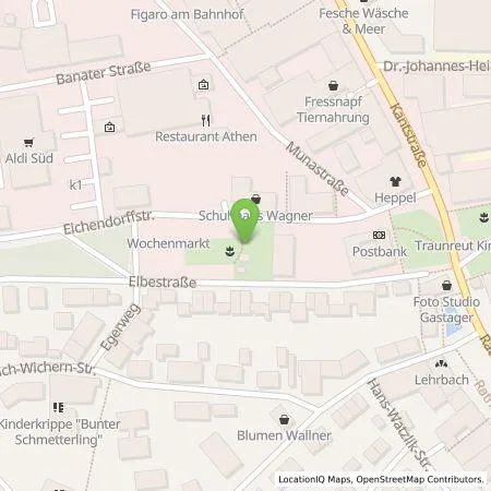 Standortübersicht der Tankstelle Energie Südbayern GmbH in 83301 Traunreut