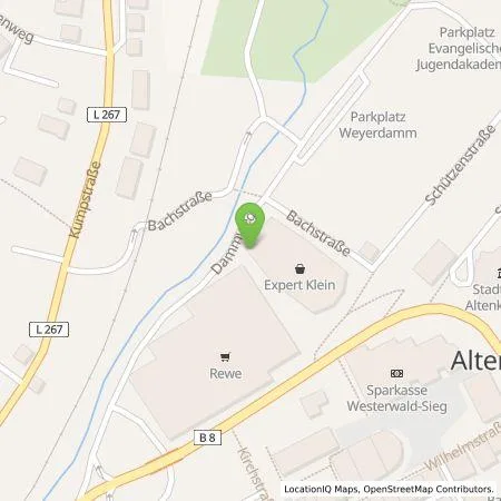 Standortübersicht der Tankstelle Pfalzwerke AG in 57610 Altenkirchen (Westerwald)