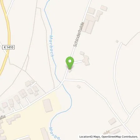 Standortübersicht der Tankstelle Gärtnerhof Jeutter in 73035 Göppingen