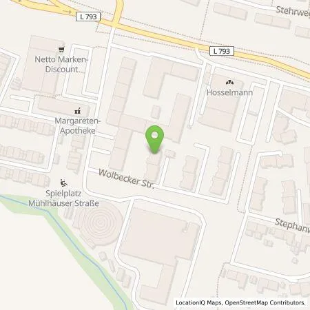 Standortübersicht der Tankstelle Engel Immobilienverwaltung GbR in 48155 Münster