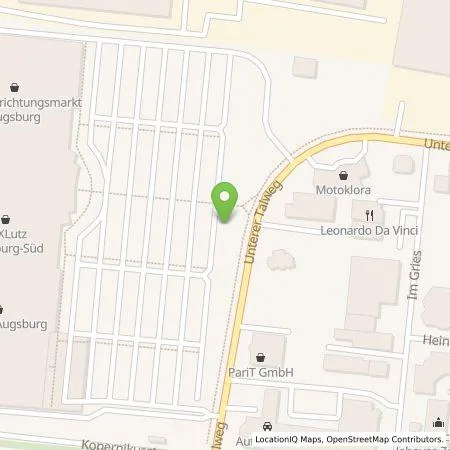 Standortübersicht der Tankstelle Pfalzwerke AG in 86179 Augsburg