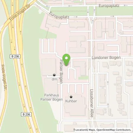 Standortübersicht der Tankstelle REA eCharge GmbH in 44269 Dortmund