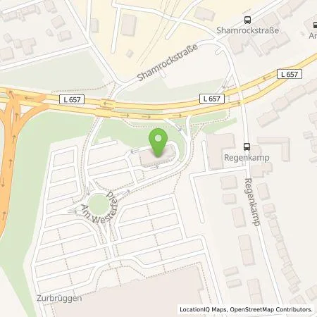 Standortübersicht der Tankstelle EWE Go GmbH in 44625 Herne