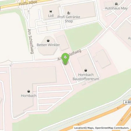 Standortübersicht der Tankstelle Pfalzwerke AG in 55128 Mainz