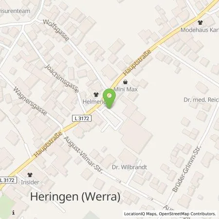 Standortübersicht der Tankstelle TEAG Mobil GmbH in 36266 Heringen (Werra)