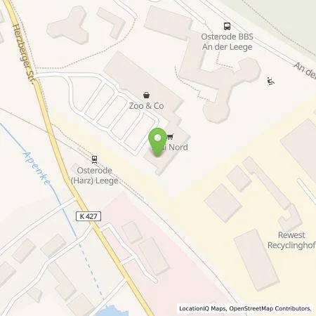 Standortübersicht der Tankstelle TEAG Mobil GmbH in 37520 Osterode am Harz