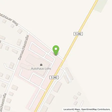 Standortübersicht der Tankstelle Autohaus Lohs GmbH in 09212 Limbach-Oberfrohna