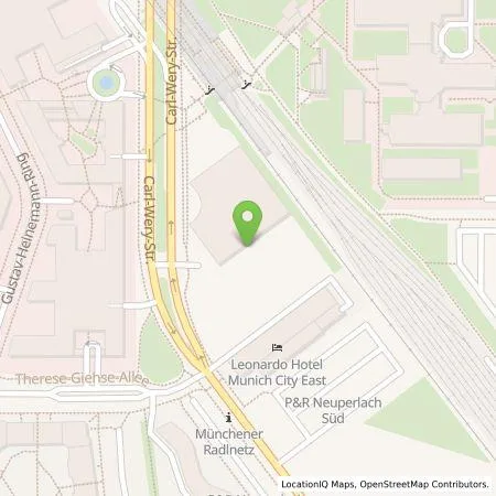 Standortübersicht der Tankstelle enercity AG in 81739 München