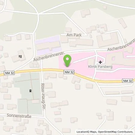 Standortübersicht der Tankstelle Hardy Barth in 92331 Parsberg