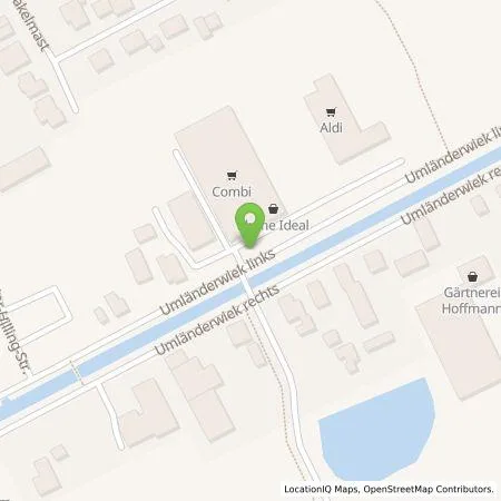 Standortübersicht der Tankstelle Vattenfall Smarter Living GmbH in 26871 Papenburg