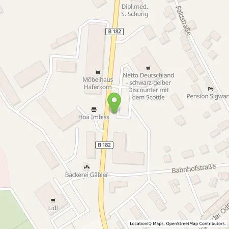 Standortübersicht der Tankstelle Vattenfall Smarter Living GmbH in 04874 Belgern
