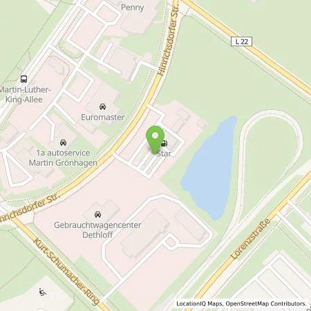 Standortübersicht der Tankstelle ORLEN Deutschland GmbH in 18146 Rostock