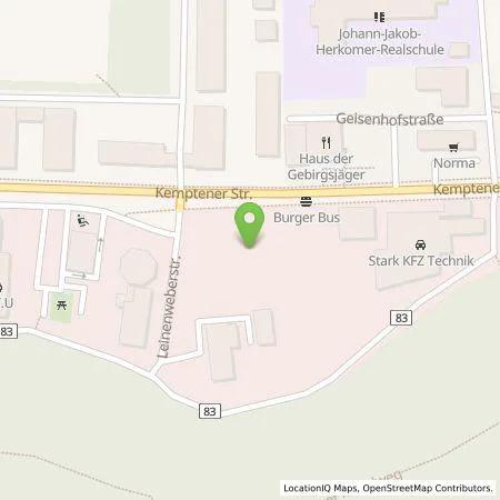 Standortübersicht der Tankstelle NCP HOLDING GmbH & Co. KG in 87629 Füssen