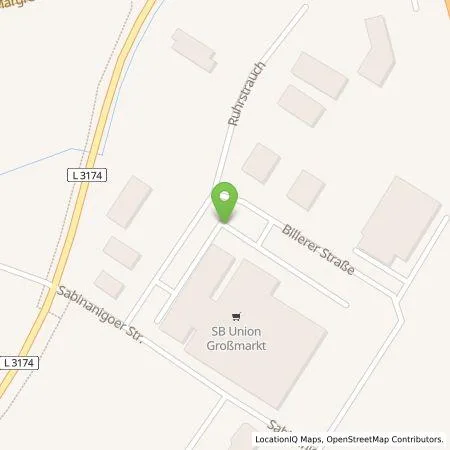 Standortübersicht der Tankstelle TEAG Mobil GmbH in 36100 Petersberg