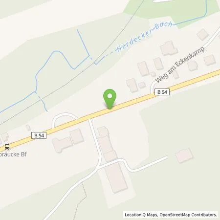 Standortübersicht der Tankstelle Dortmunder Energie- und Wasserversorgung GmbH in 58313 Herdecke