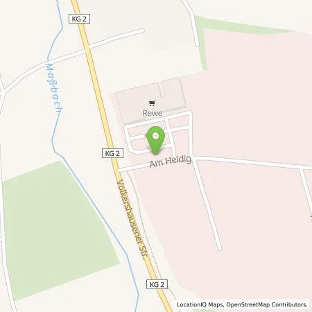 Standortübersicht der Tankstelle Präg Energiedienstleistungen GmbH & Co. KG in 97711 Maßbach