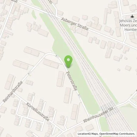Standortübersicht der Tankstelle Enni Energie & Umwelt Niederrhein GmbH in 47441 Moers