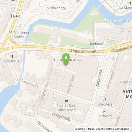 Standortübersicht der Tankstelle Enni Energie & Umwelt Niederrhein GmbH in 47441 Moers