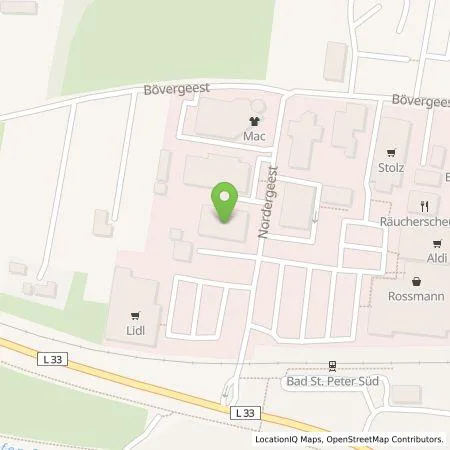 Standortübersicht der Tankstelle Lidl Dienstleistung GmbH & Co. KG in 25826 Sankt Peter-Ording