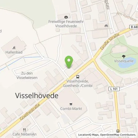 Standortübersicht der Tankstelle Stadtwerke Rotenburg (Wümme) GmbH in 27374 Visselhövede