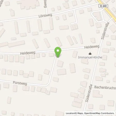 Standortübersicht der Tankstelle Stadtwerke Rotenburg (Wümme) GmbH in 27356 Rotenburg (Wümme)