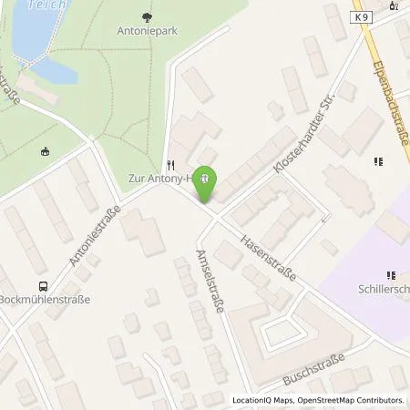 Standortübersicht der Tankstelle Energieversorgung Oberhausen AG in 46119 Oberhausen