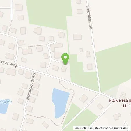 Standortübersicht der Tankstelle Malte Landwehr in 26180 Rastede
