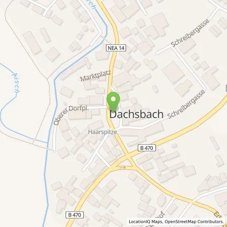 Standortübersicht der Tankstelle N-ERGIE Aktiengesellschaft in 91462 Dachsbach