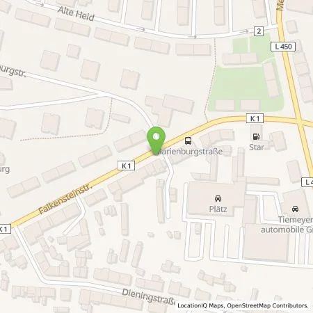 Standortübersicht der Tankstelle Energieversorgung Oberhausen AG in 46047 Oberhausen