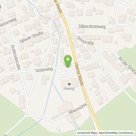 Standortübersicht der Tankstelle Präg Energiedienstleistungen GmbH & Co. KG in 87634 Obergünzburg