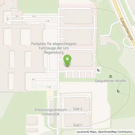 Standortübersicht der Tankstelle REWAG Regensburger Energie und Wasserversorgung AG & Co KG in 93053 Regensburg