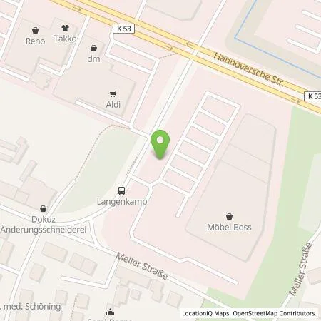 Standortübersicht der Tankstelle Allego GmbH in 49084 Osnabrück