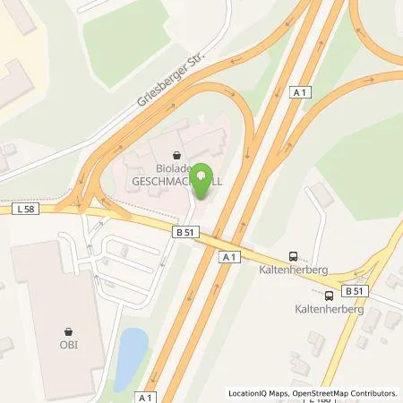 Standortübersicht der Tankstelle Allego GmbH in 51399 Burscheid