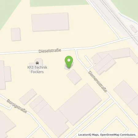 Standortübersicht der Tankstelle Evry Operations GmbH in 48499 Salzbergen