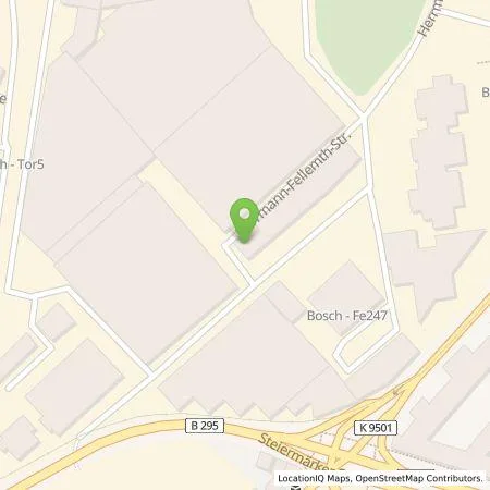 Standortübersicht der Tankstelle Robert Bosch GmbH in 70469 Stuttgart