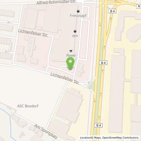 Standortübersicht der Tankstelle EnBW mobility+ AG und Co.KG in 90427 Nürnberg
