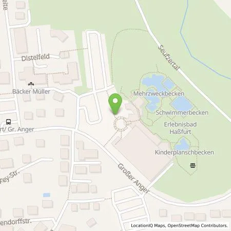 Standortübersicht der Tankstelle Städtische Betriebe Haßfurt GmbH in 97437 Haßfurt
