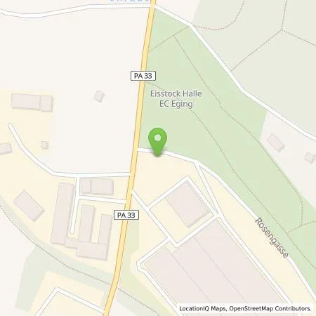 Standortübersicht der Tankstelle Citywatt GmbH in 94535 Eging a.See