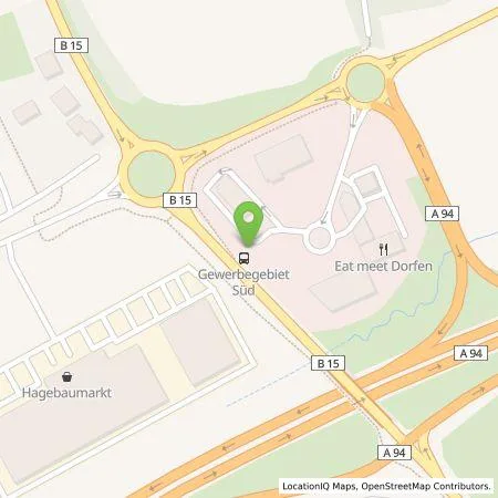 Standortübersicht der Tankstelle Fastned Deutschland GmbH & Co. KG in 84405 Dorfen